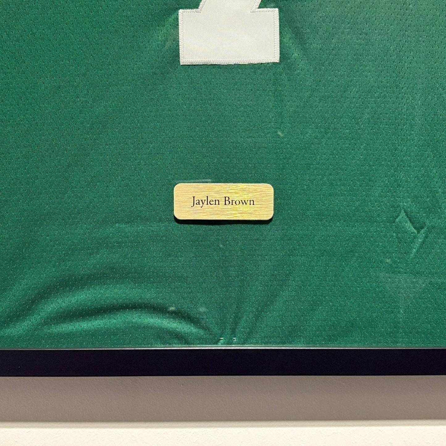 a piece of paper with a name tag on it