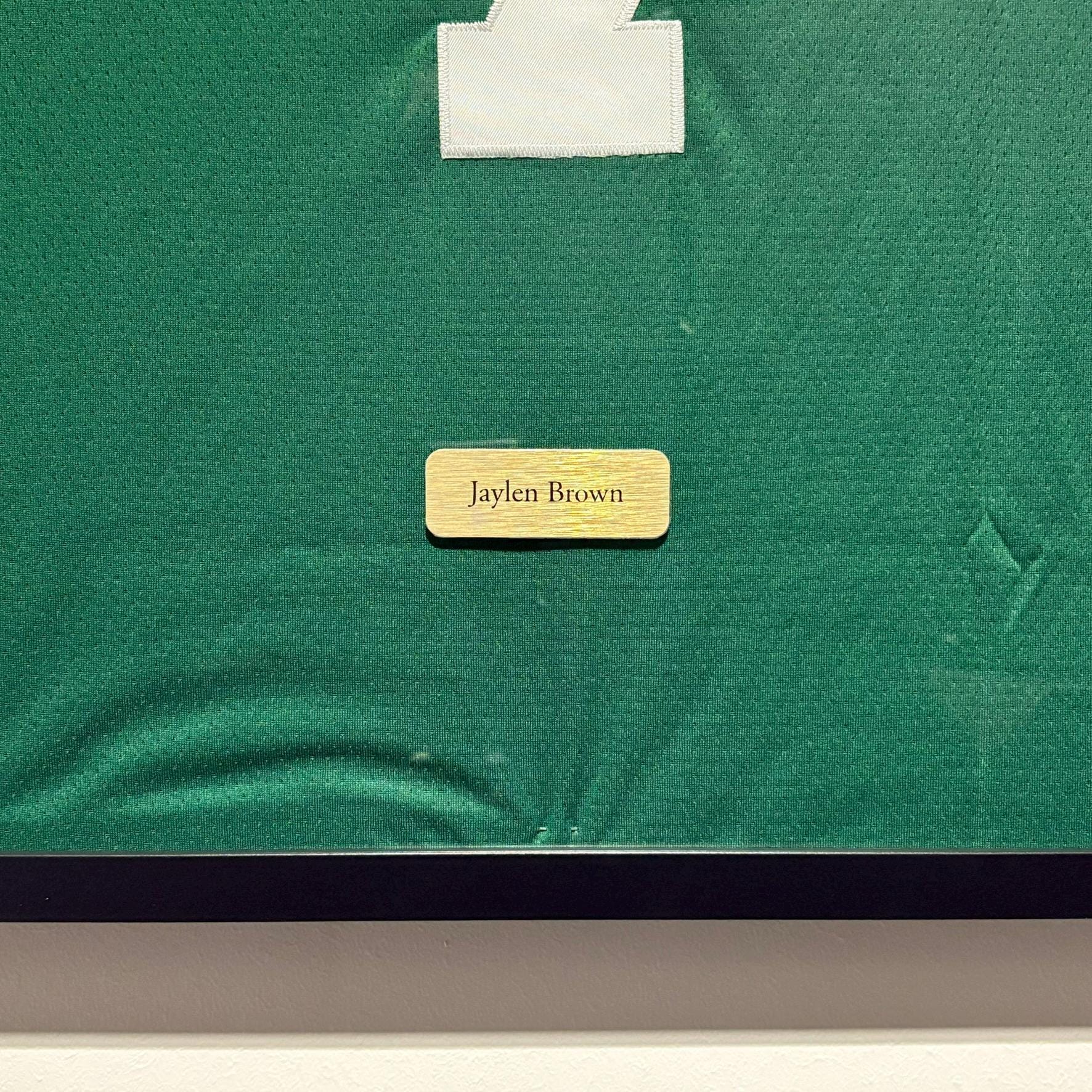 a piece of paper with a name tag on it